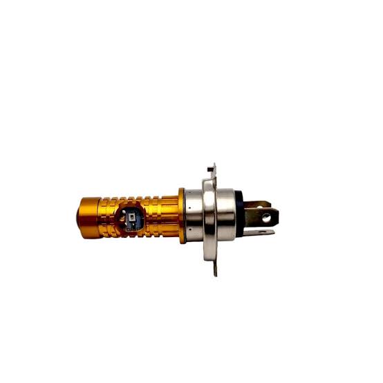 Foco Dorado LED H4 Blanco