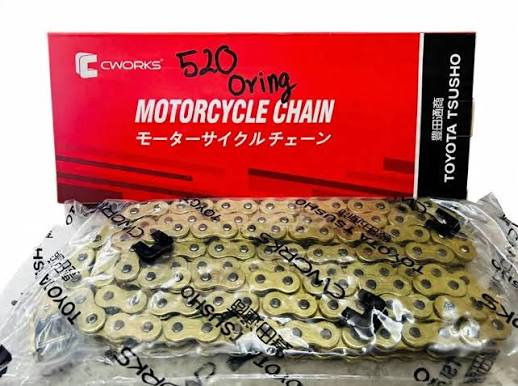 Cadena TOYOTA CWORKS Dorada 520 hpl - 126